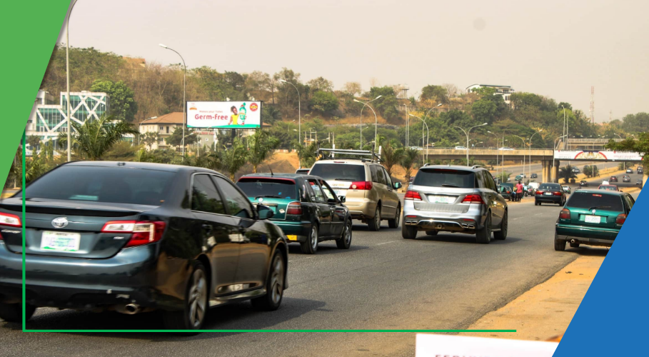 Billboard at Nnamdi Azikiwe Expressway, by Banex Bridge, Abuja - Board 2