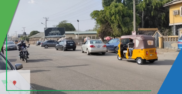 Billboard at Pa Michael Imoudu Avenue by 32 Crescent Gwarimpa Face A and B, Abuja