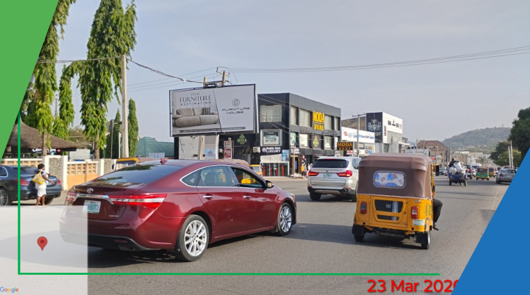 Billboard at Pa Michael Imoudu Avenue by Tai Solarin Crescent Gwarimpa B Face, Abuja
