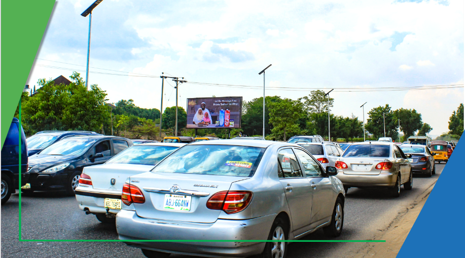 Billboard at Ring Road II by Idu Junction Opposite King's Court Estate, FTT Jabi, Abuja