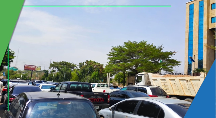 Billboard at Sani Abacha Way, by National Mosque, FTF, Abuja