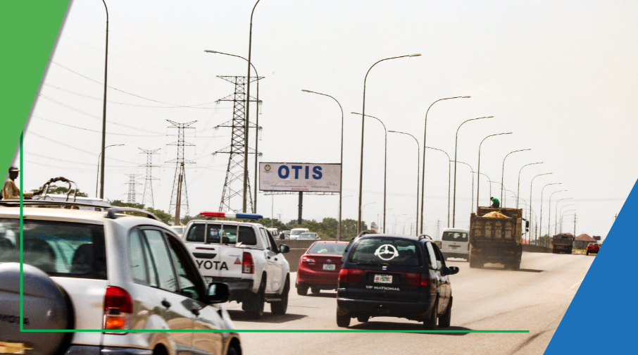 Billboard at Umar Musa Yar’Adua Way (Airport Road),opposite River Park Estate, FTT Airport, Abuja