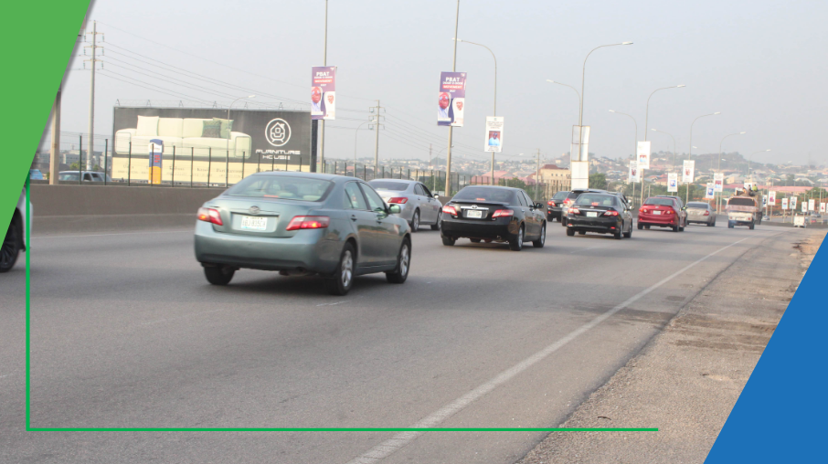 Billboard at Umar Musa Yar’Adua Way, by Glory Dome, Abuja - Board 2