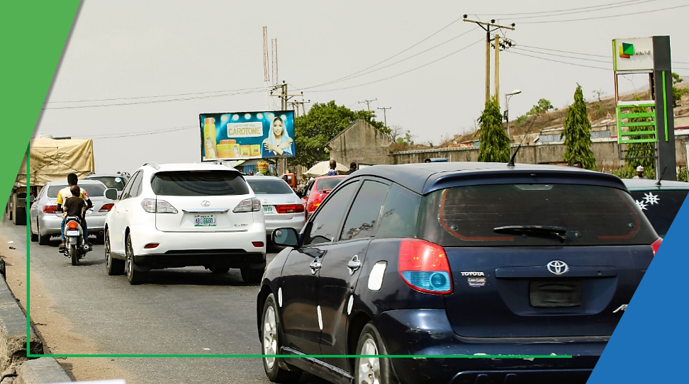 Billboard at Zuba-Kaduna Road by Tonjons Filling Station, Abuja - Board 2